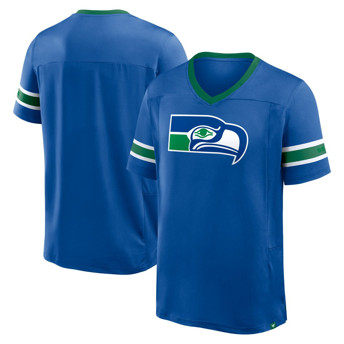 NFL Seattle Seahawks Hometown Premium Hashmark V-Neck T-Shirt