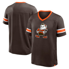 NFL Cleveland Browns Hometown Premium Hashmark V-Neck T-Shirt