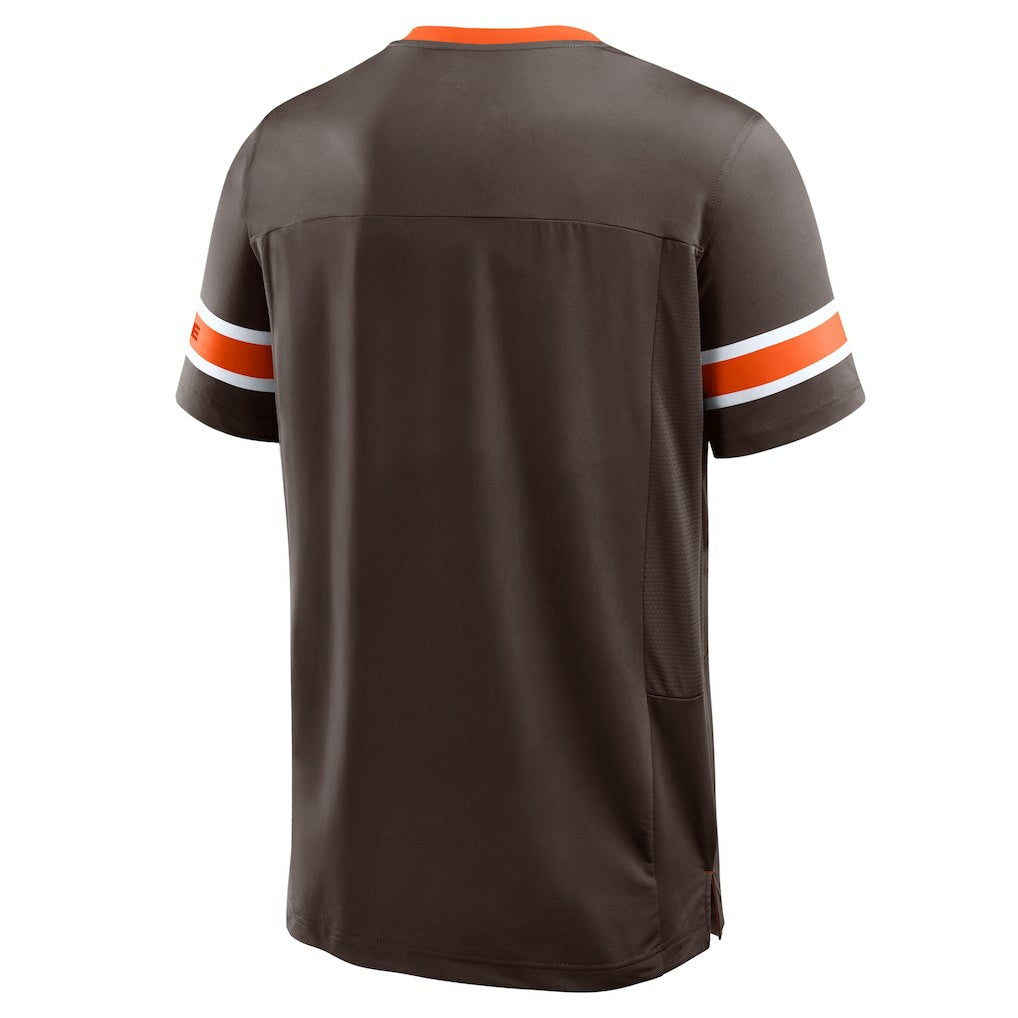 NFL Cleveland Browns Hometown Premium Hashmark V-Neck T-Shirt