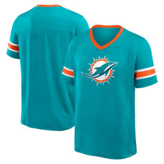 NFL Miami Dolphins Hometown Premium Hashmark V-Neck T-Shirt