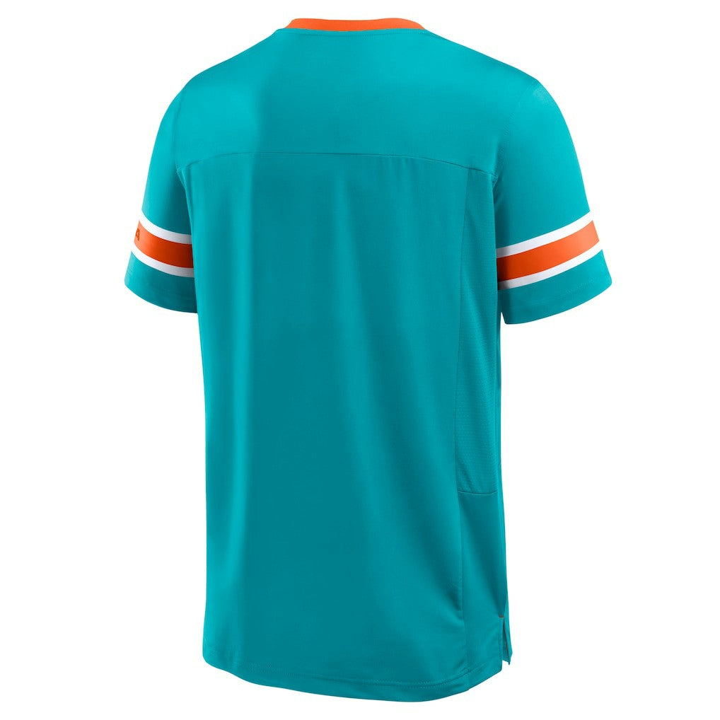 NFL Miami Dolphins Hometown Premium Hashmark V-Neck T-Shirt