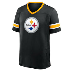 NFL Pittsburgh Steelers Hometown Premium Hashmark V-Neck T-Shirt