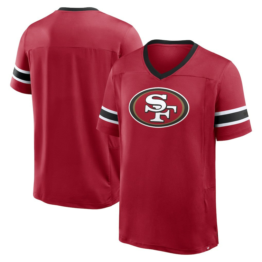 NFL San Francisco 49ers Hometown Premium Hashmark V-Neck T-Shirt