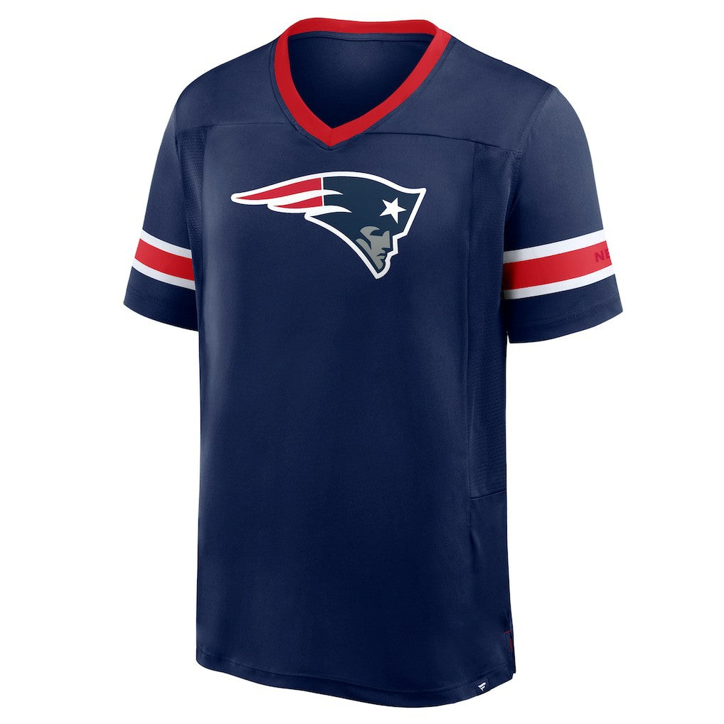 NFL New England Patriots Hometown Premium Hashmark V-Neck T-Shirt