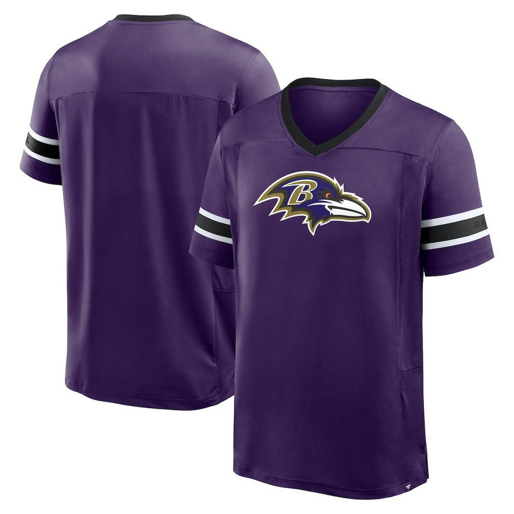 NFL Baltimore Ravens Hometown Premium Hashmark V-Neck T-Shirt