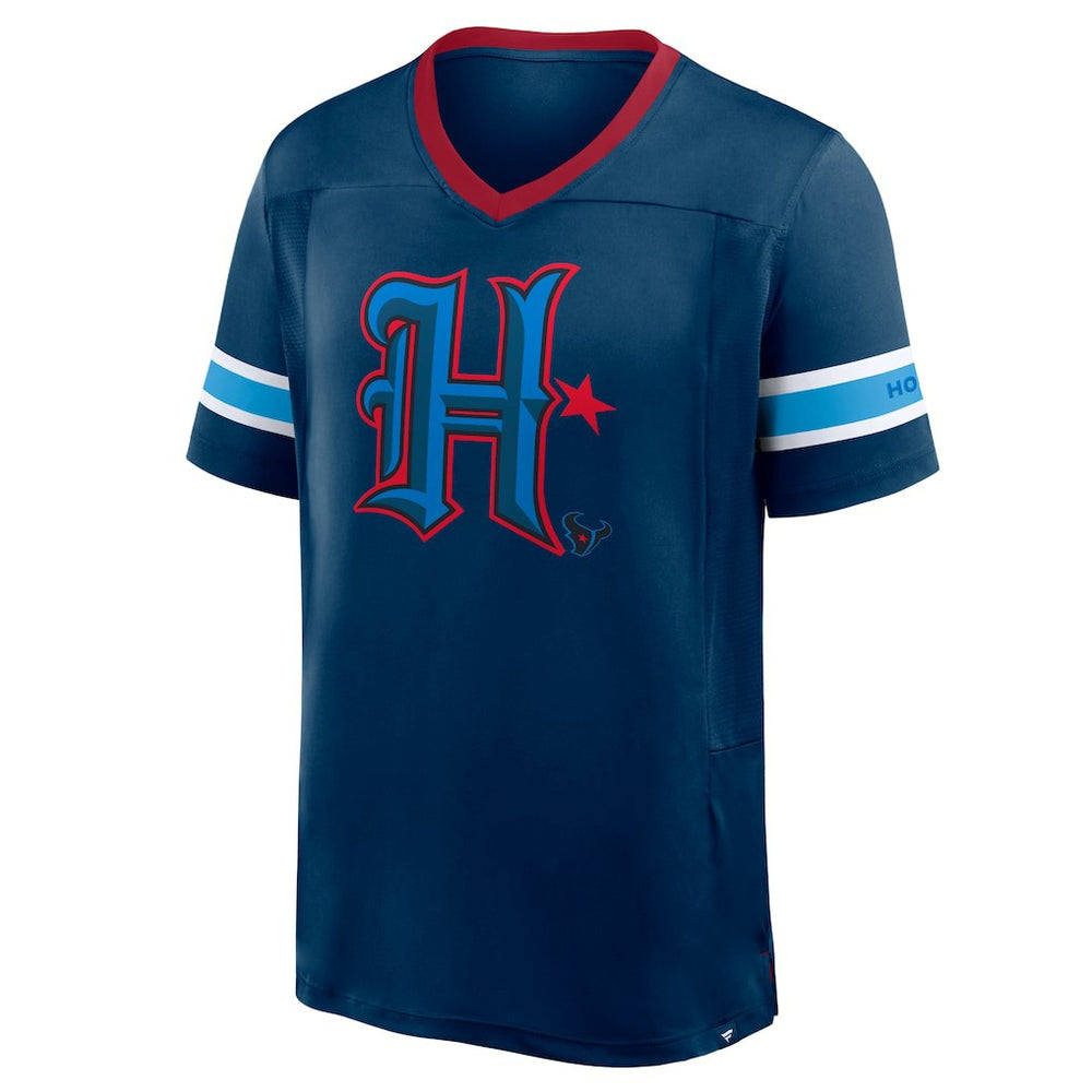 NFL Houston Texans Redzone Hashmark V-Neck T-Shirt