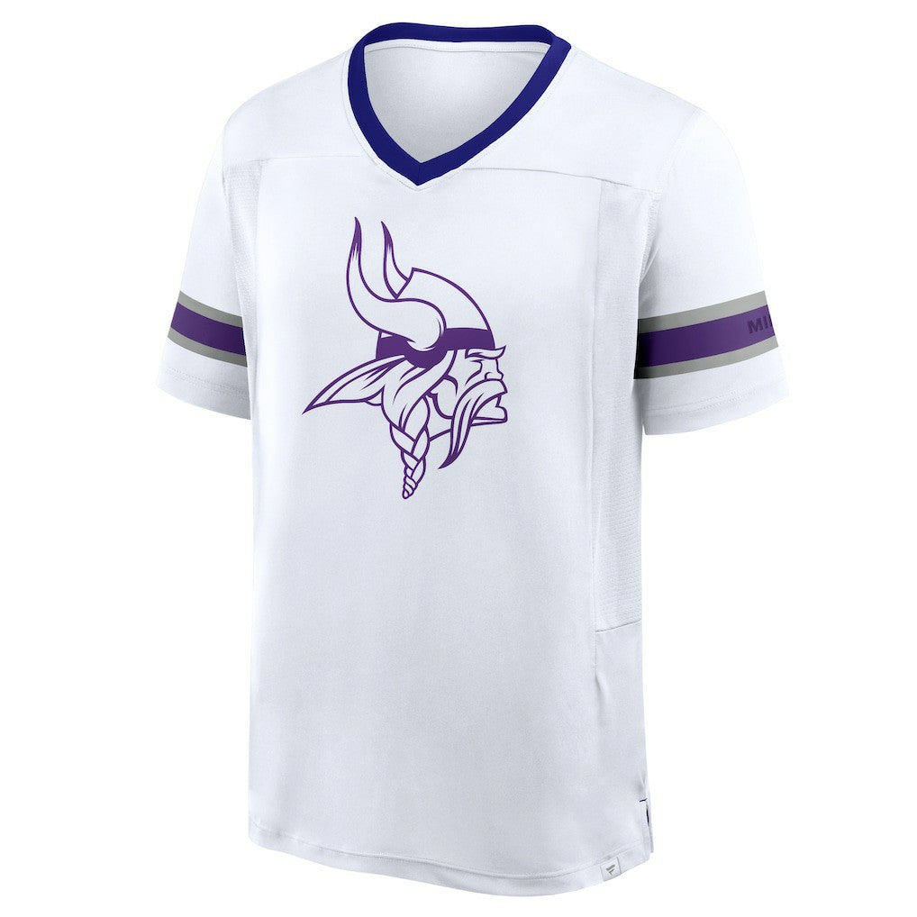 NFL Minnesota Vikings Redzone Hashmark V-Neck T-Shirt