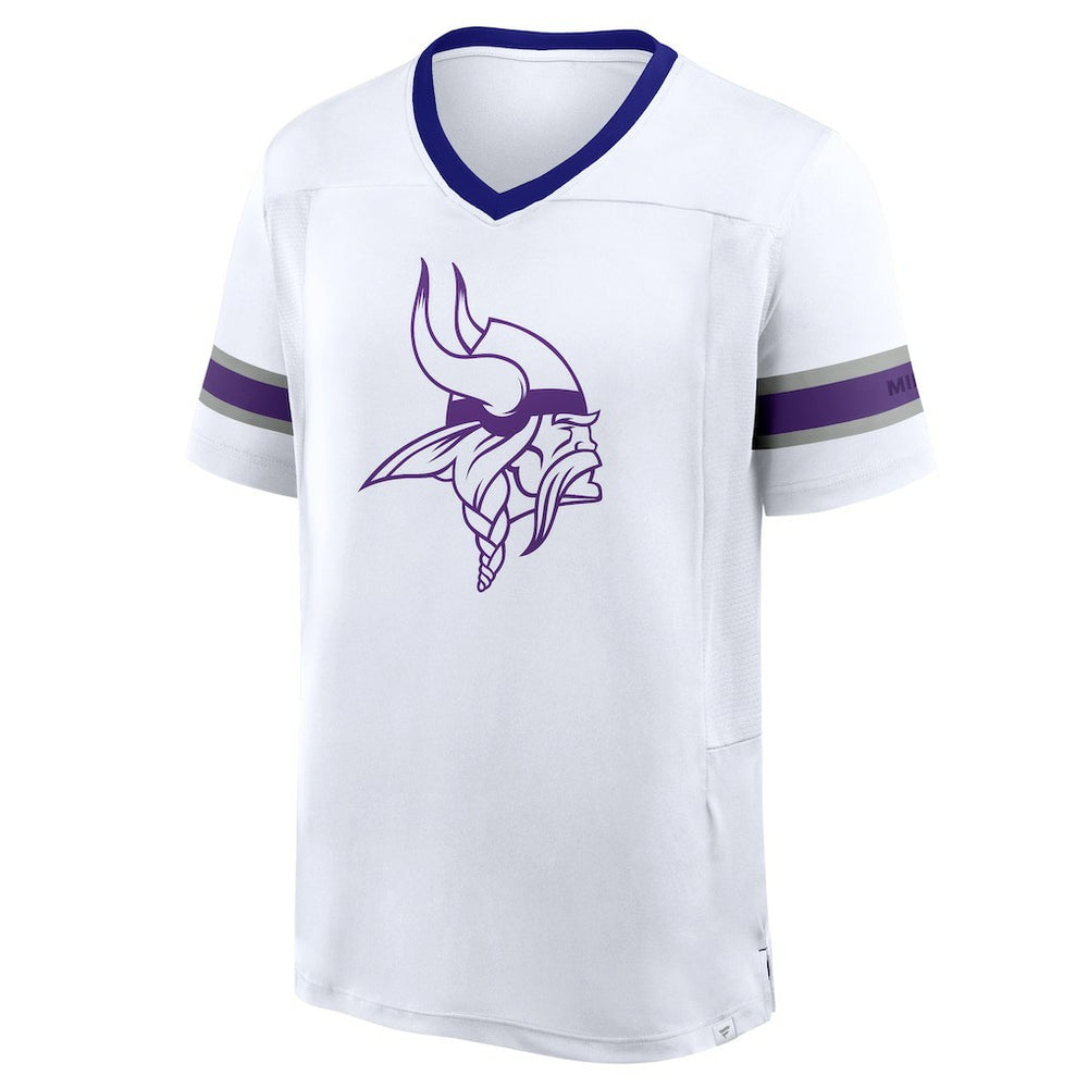 NFL Minnesota Vikings Redzone Hashmark V-Neck T-Shirt