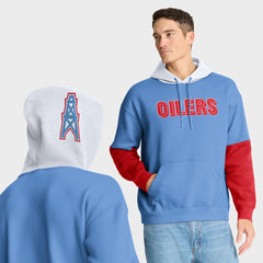 NFL Tennessee Titans Helmet Retro Pullover Hoodie
