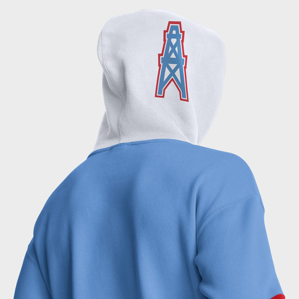 NFL Tennessee Titans Helmet Retro Pullover Hoodie