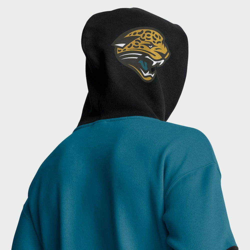 NFL Jacksonville Jaguars Helmet Retro Pullover Hoodie