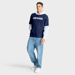 NFL Dallas Cowboys Helmet Retro Pullover Hoodie