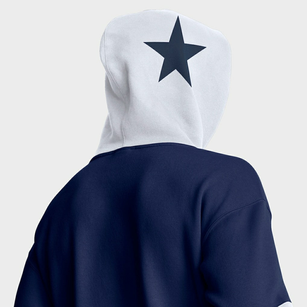 NFL Dallas Cowboys Helmet Retro Pullover Hoodie