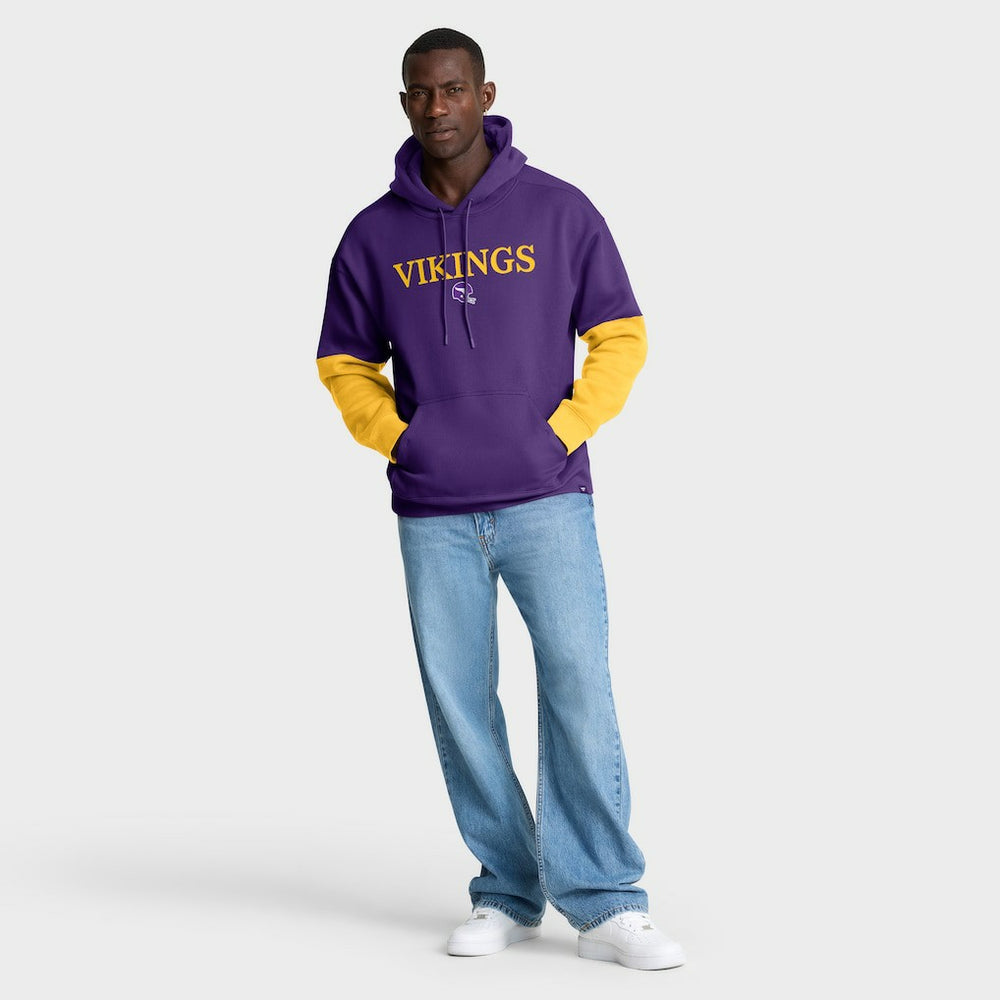 NFL Minnesota Vikings Helmet Retro Pullover Hoodie