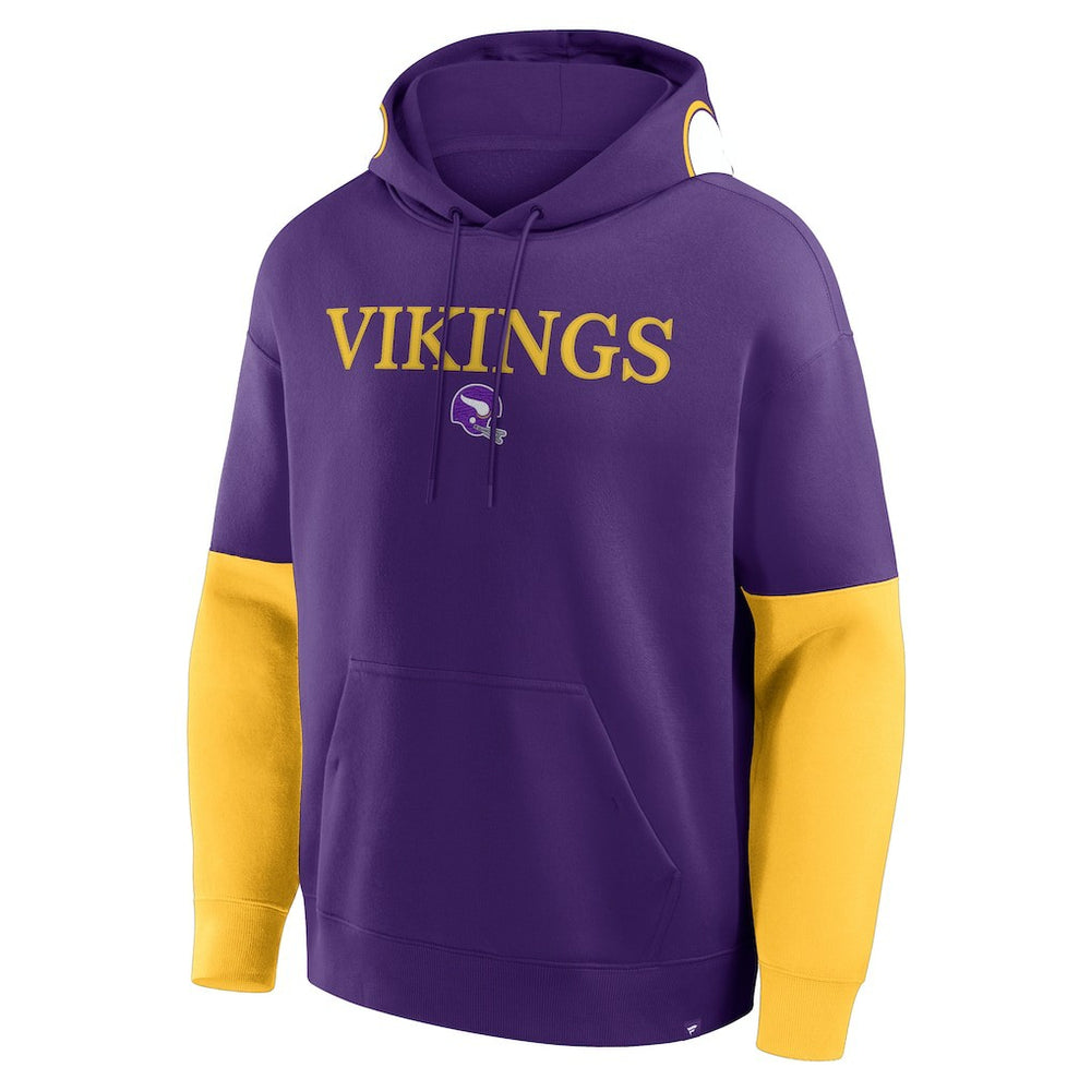NFL Minnesota Vikings Helmet Retro Pullover Hoodie