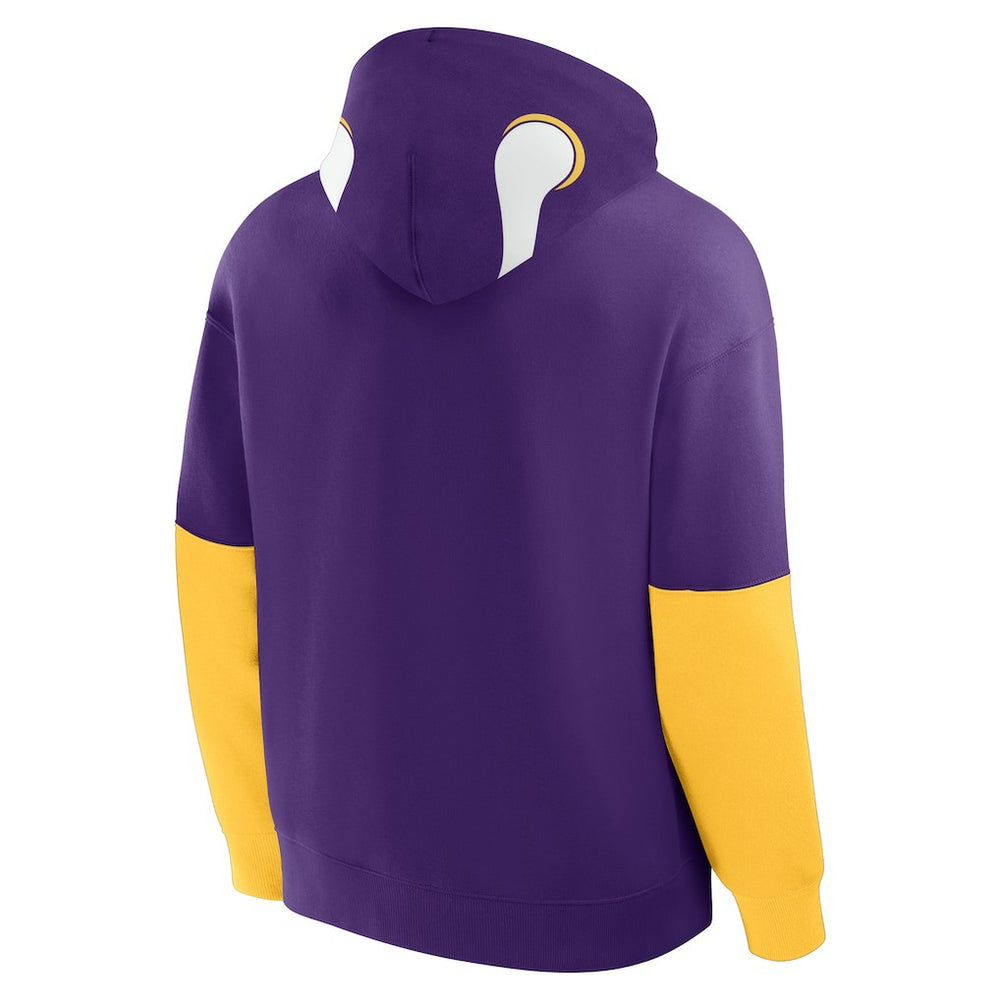 NFL Minnesota Vikings Helmet Retro Pullover Hoodie