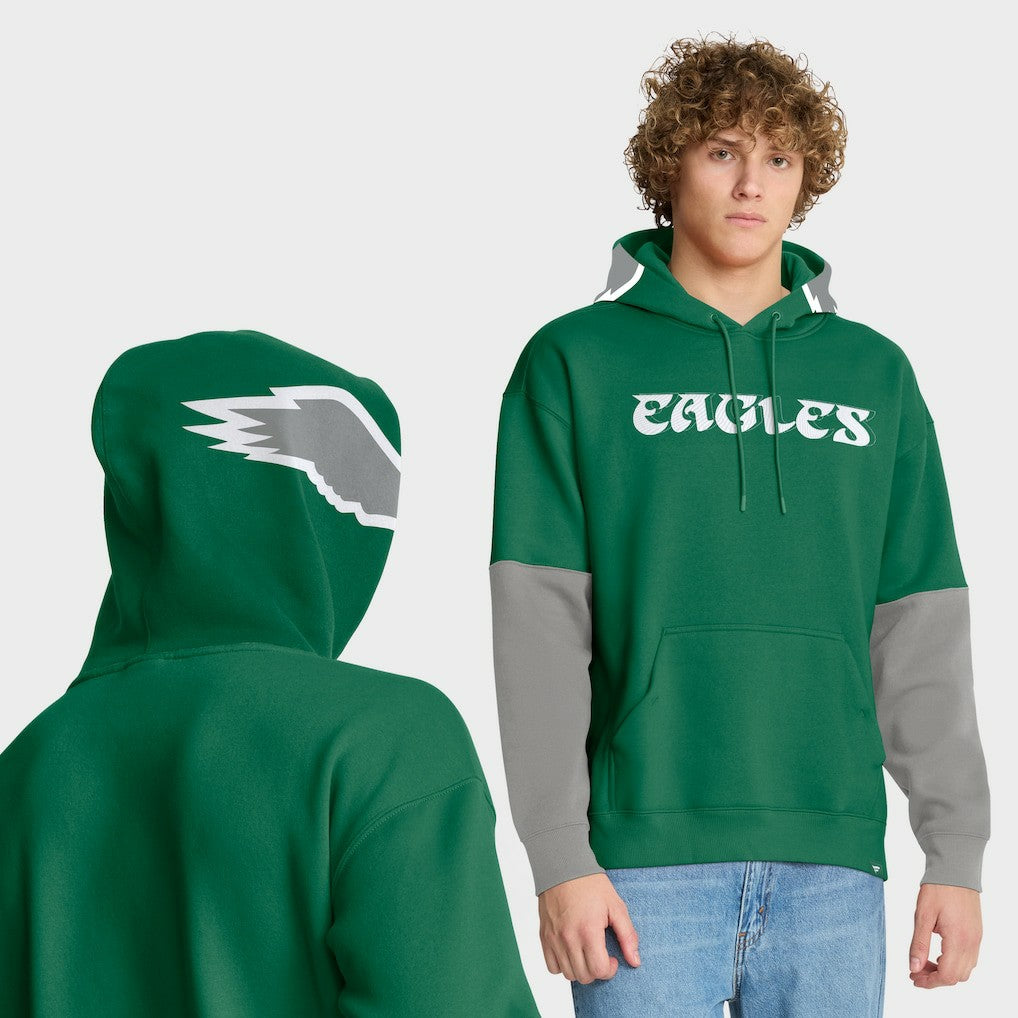 NFL Philadelphia Eagles Helmet Retro Pullover Hoodie