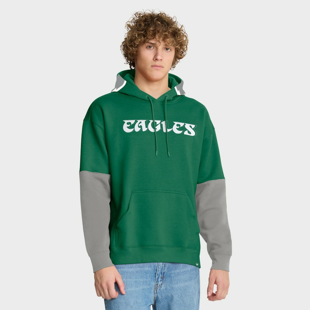NFL Philadelphia Eagles Helmet Retro Pullover Hoodie