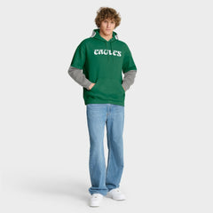 NFL Philadelphia Eagles Helmet Retro Pullover Hoodie