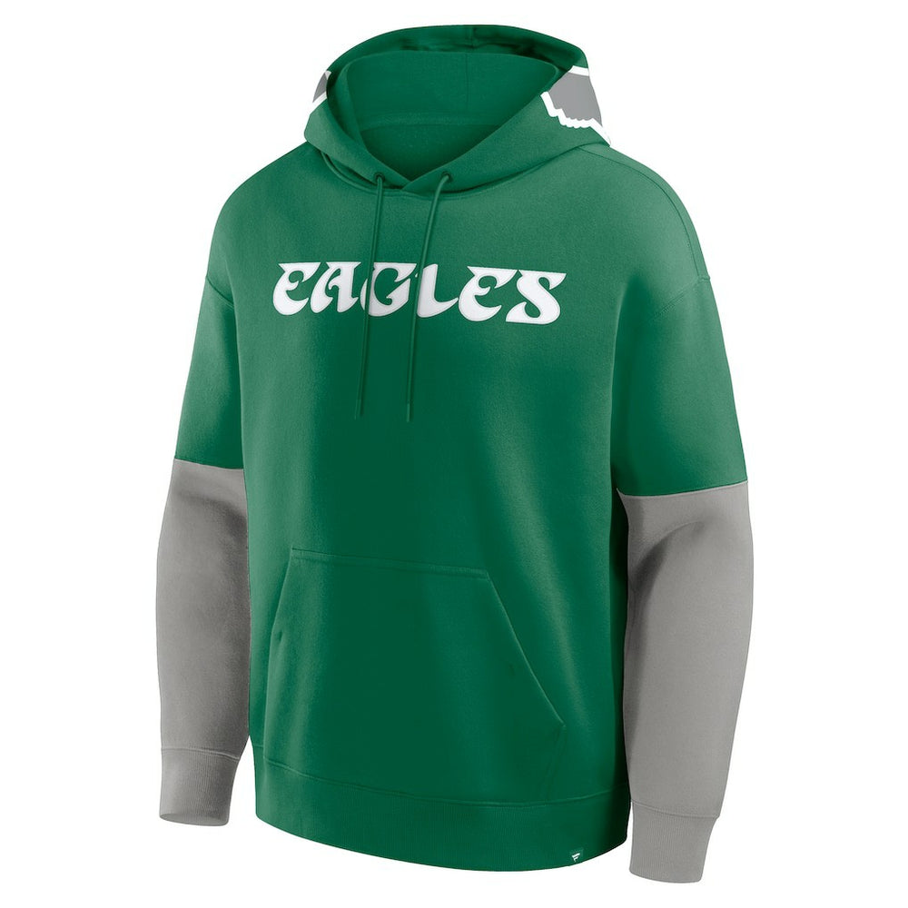 NFL Philadelphia Eagles Helmet Retro Pullover Hoodie