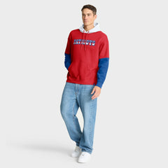 NFL New England Patriots Helmet Retro Pullover Hoodie