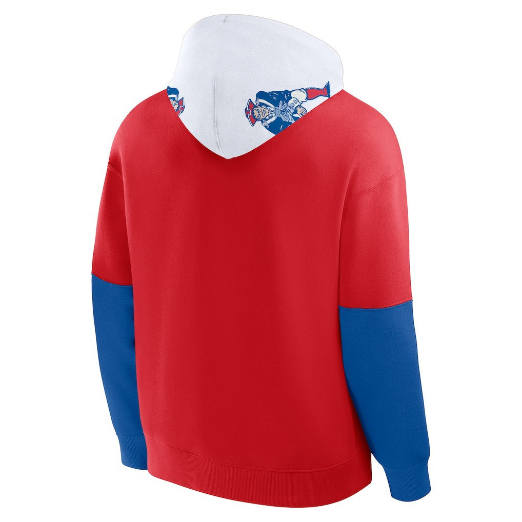 NFL New England Patriots Helmet Retro Pullover Hoodie