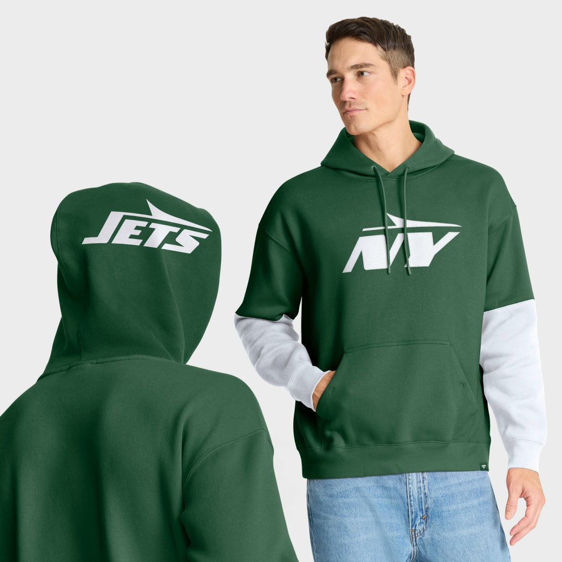 NFL New York Jets Helmet Pullover Hoodie