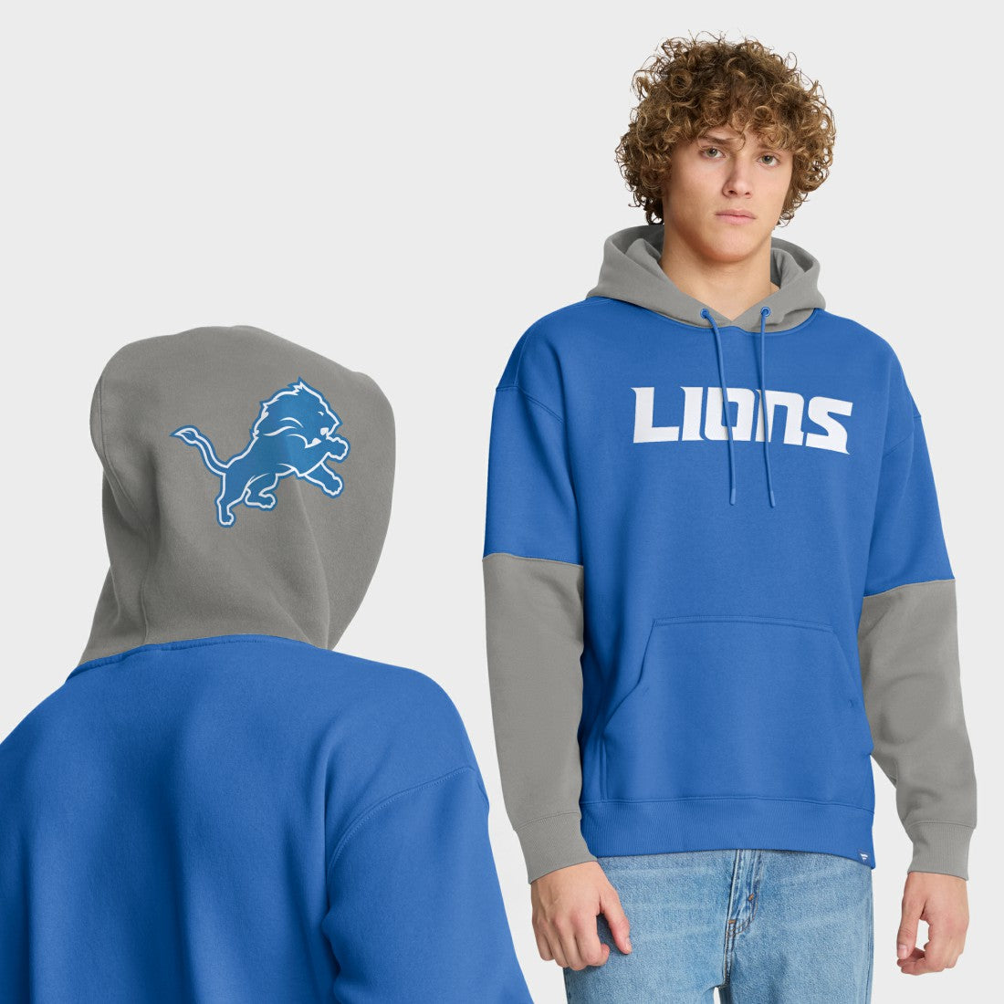 NFL Detroit Lions Helmet Pullover Hoodie