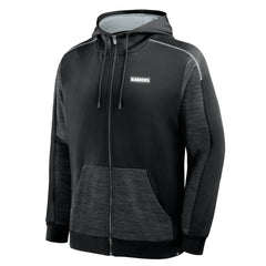 NFL Las Vegas Raiders Checkdown Pass Full-Zip Hoodie