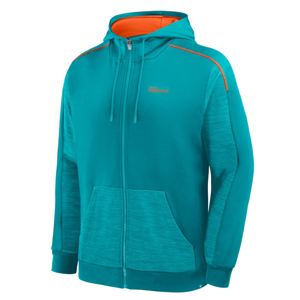 NFL Miami Dolphins Checkdown Pass Full-Zip Hoodie