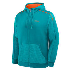NFL Miami Dolphins Checkdown Pass Full-Zip Hoodie
