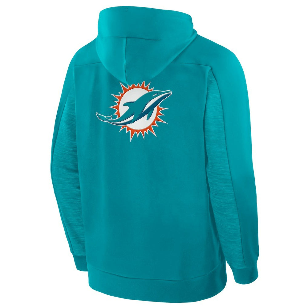NFL Miami Dolphins Checkdown Pass Full-Zip Hoodie