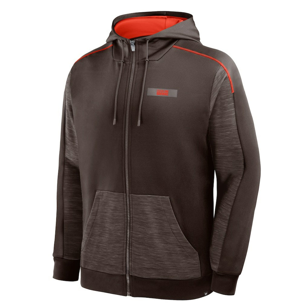 NFL Cleveland Browns Checkdown Pass Full-Zip Hoodie