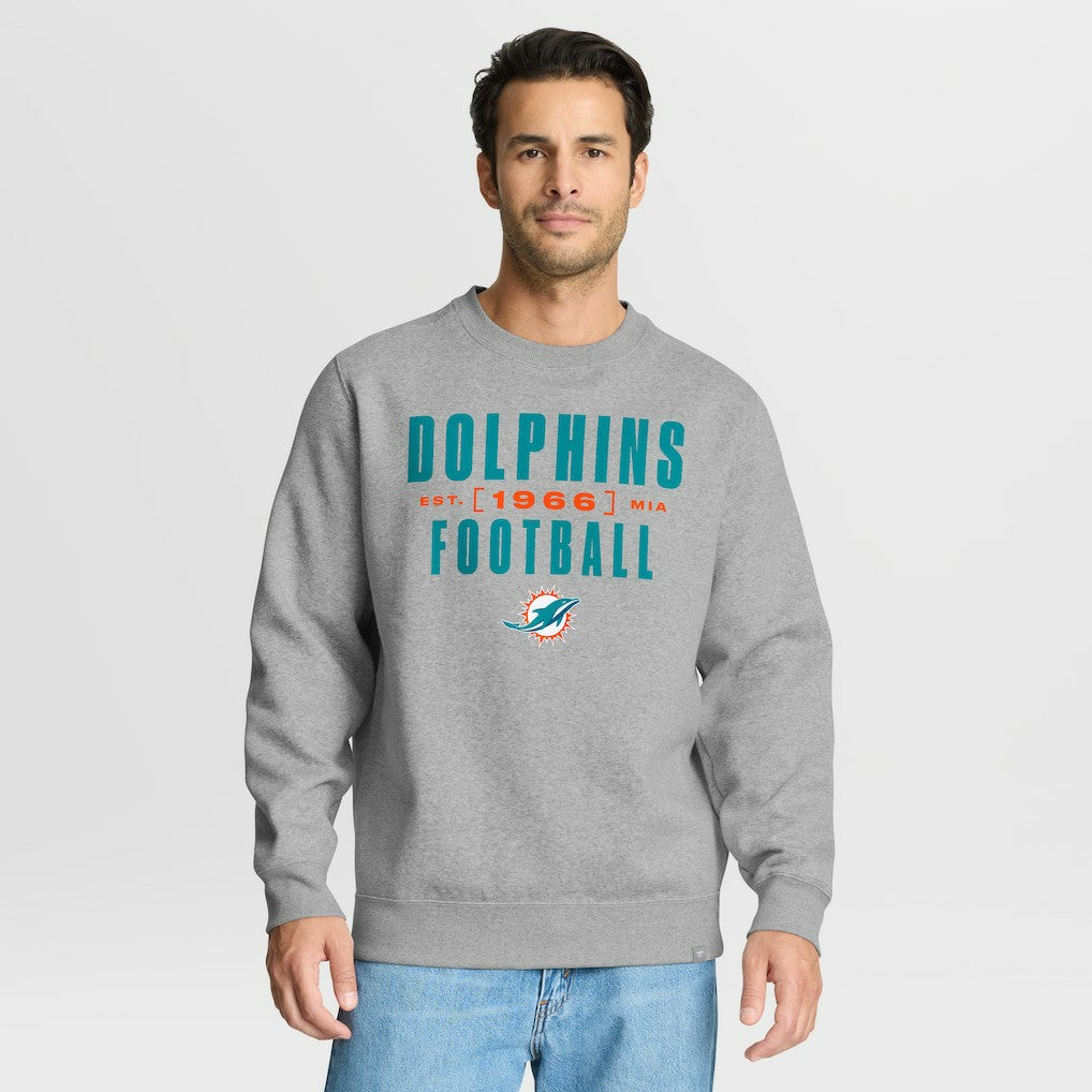 NFL Miami Dolphins Powerful Throw Legacy Pullover Sweatshirt