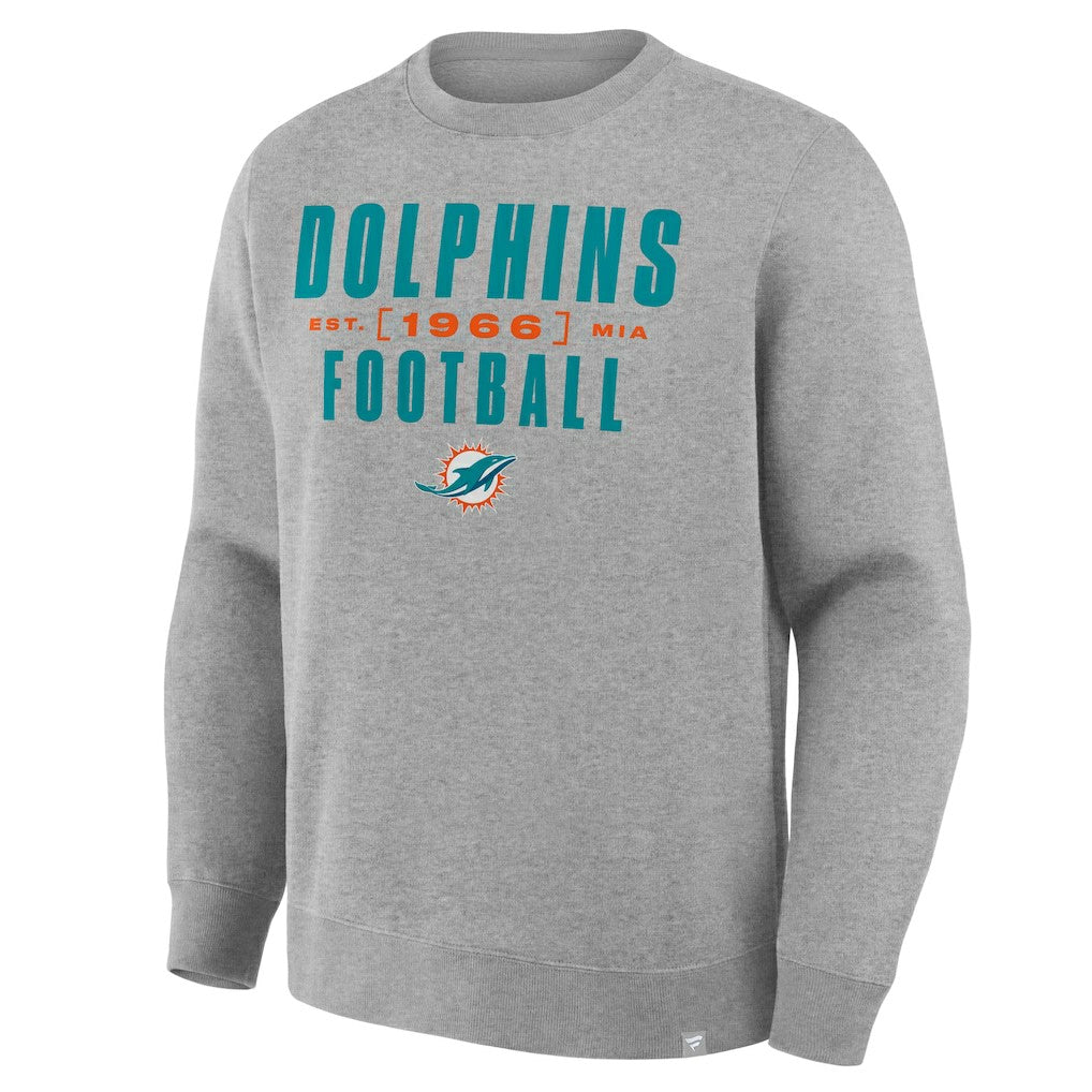 NFL Miami Dolphins Powerful Throw Legacy Pullover Sweatshirt