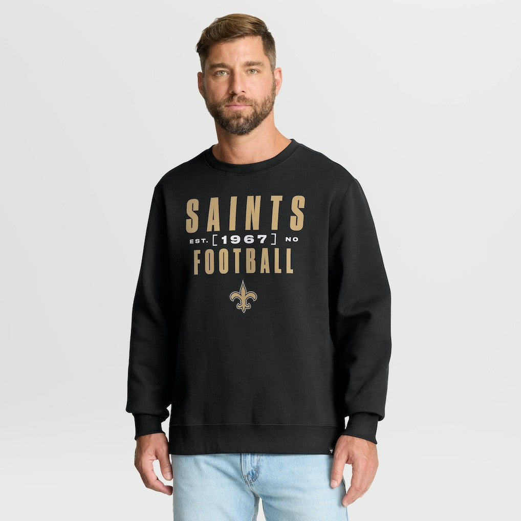 NFL New Orleans Saints Powerful Throw Legacy Pullover Sweatshirt