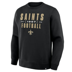 NFL New Orleans Saints Powerful Throw Legacy Pullover Sweatshirt