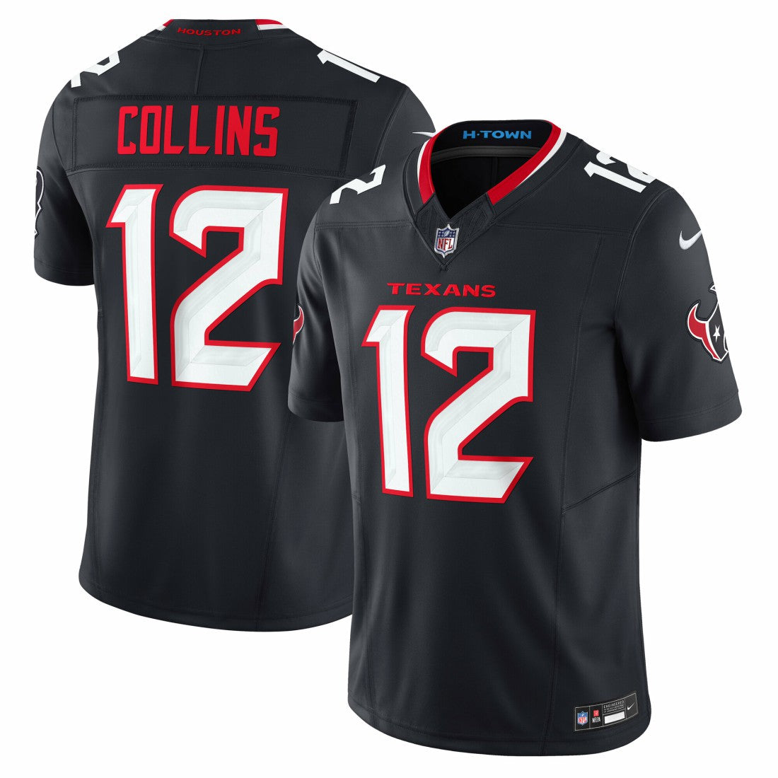 NFL Houston Texans Nico Collins  Team Vapor F.U.S.E. Limited Jersey