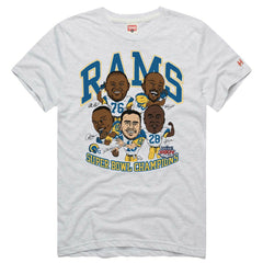 NFL Los Angeles Rams Homage Unisex Super Bowl XXXIV Champs Player Graphic Tri-Blend T-Shirt