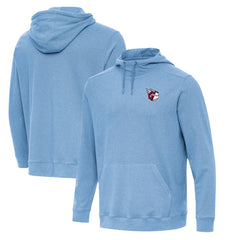 Cleveland Guardians Antigua Cloud Pullover Hoodie - Heather Powder Blue