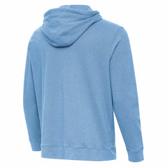 Cleveland Guardians Antigua Cloud Pullover Hoodie - Heather Powder Blue