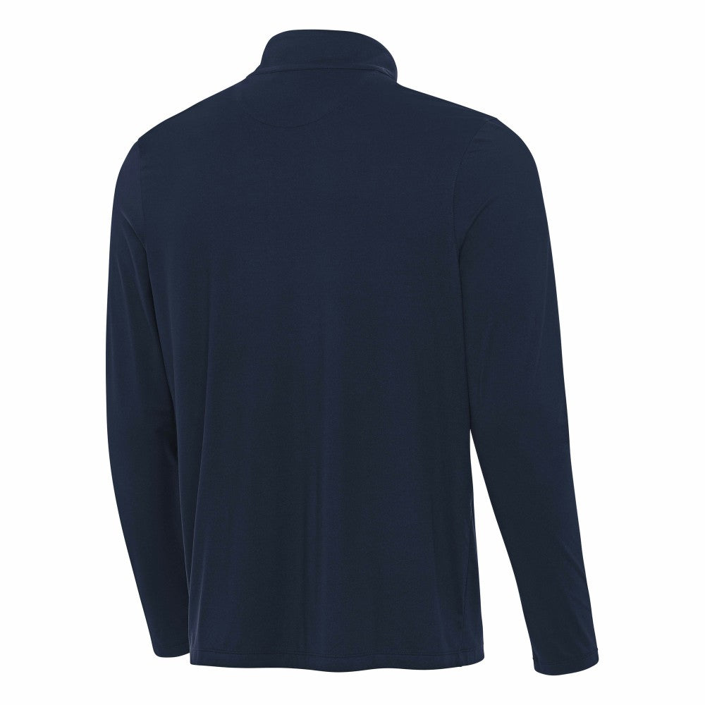 Milwaukee Brewers Antigua Content Quarter-Zip Top - Navy