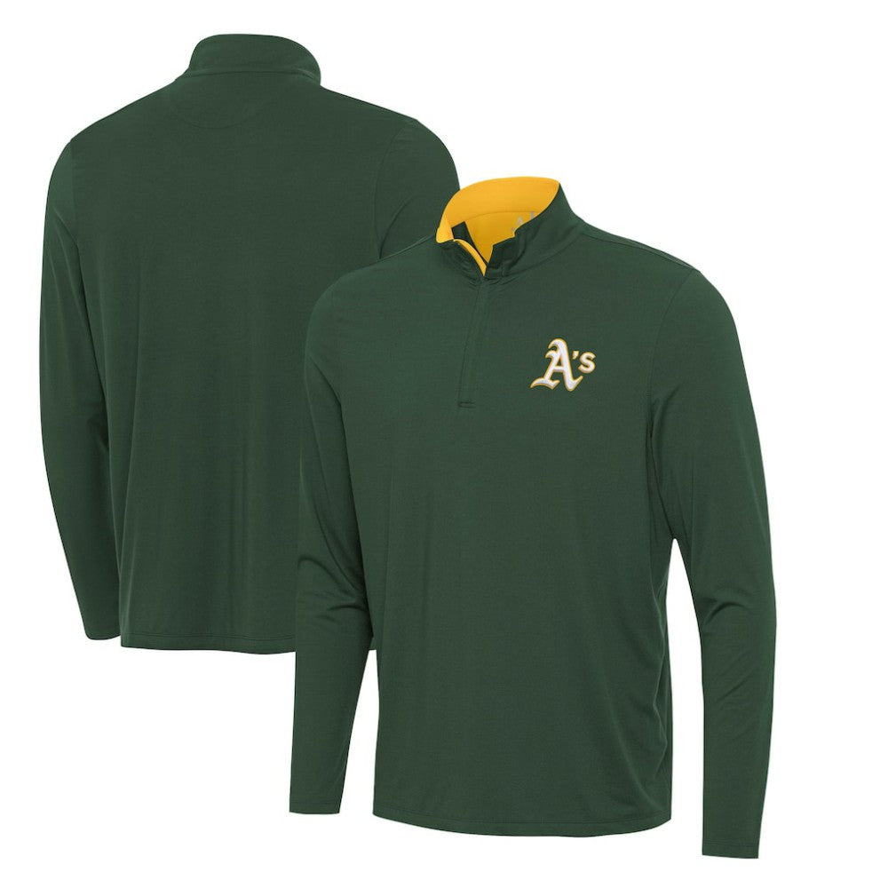 Athletics Antigua Content Quarter-Zip Top - Hunter Green
