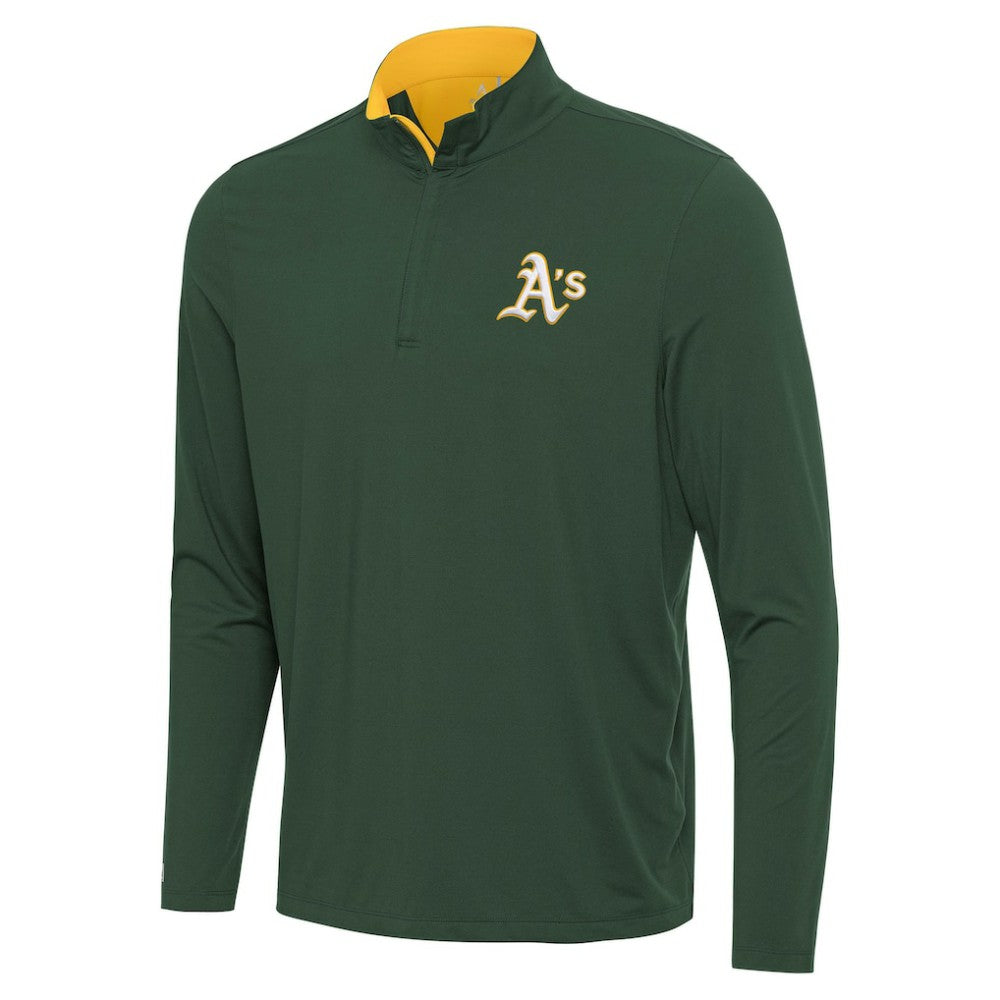 Athletics Antigua Content Quarter-Zip Top - Hunter Green