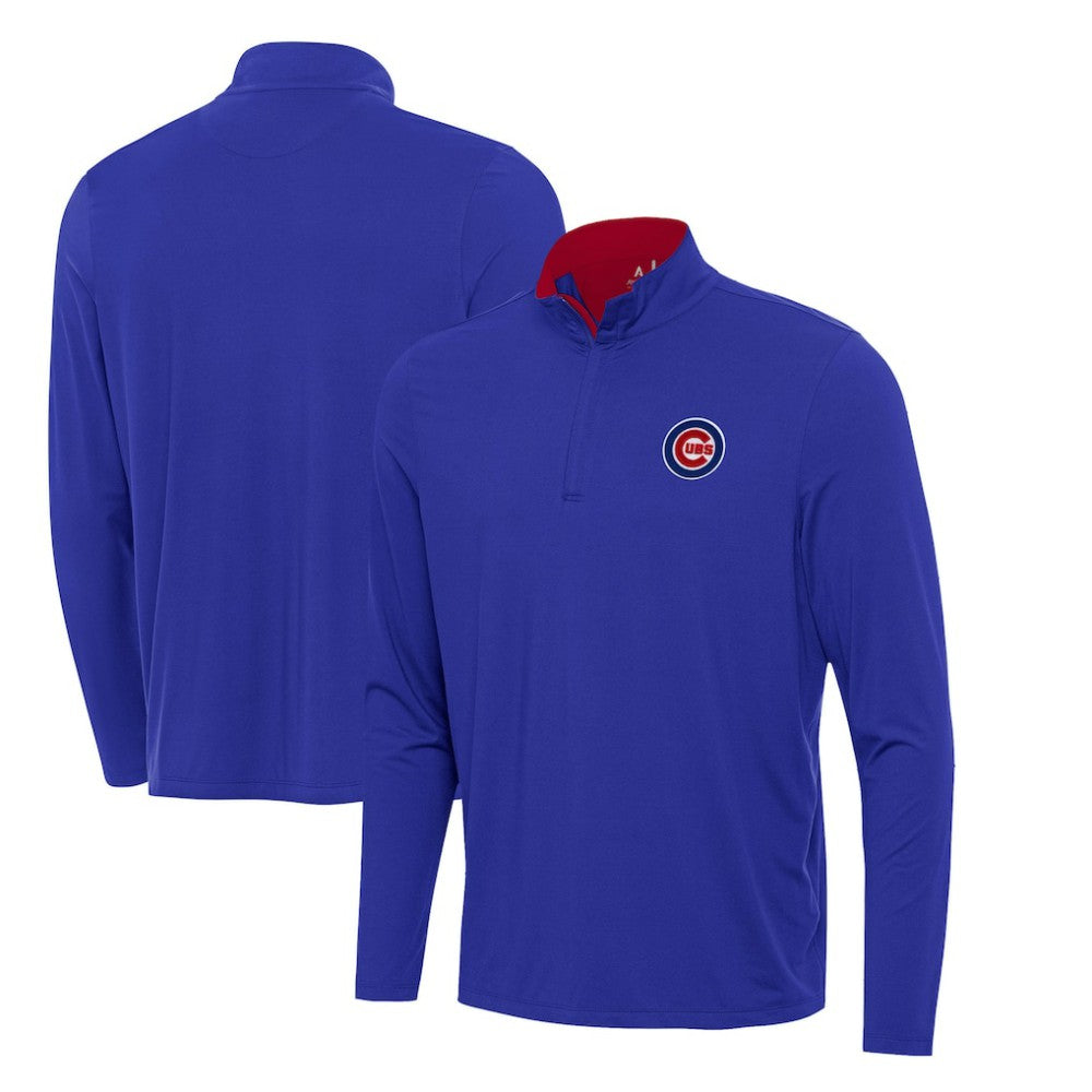 Chicago Cubs Antigua Content Quarter-Zip Top - Royal