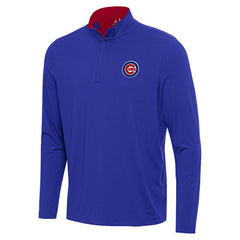 Chicago Cubs Antigua Content Quarter-Zip Top - Royal