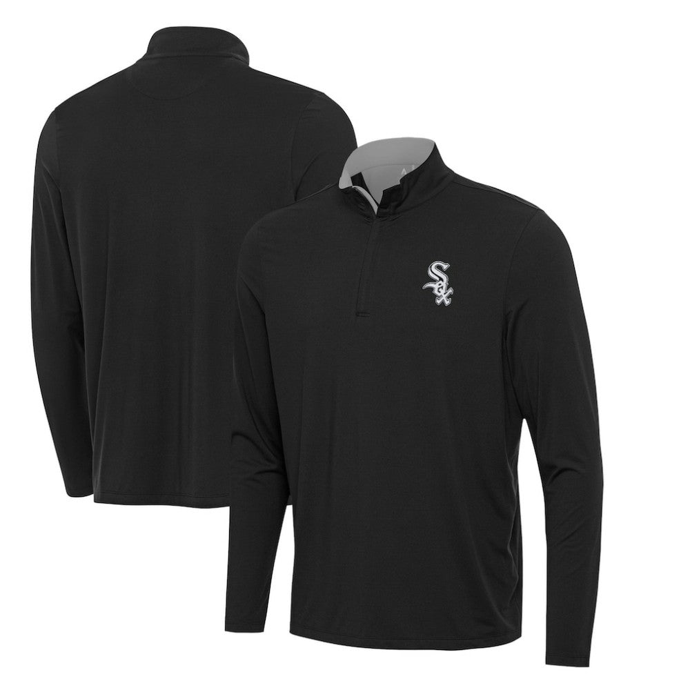 Chicago White Sox Antigua Content Quarter-Zip Top - Black