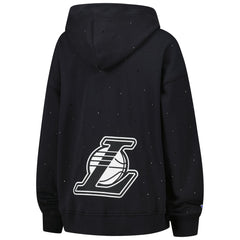 Los Angeles Lakers Terez Women's Oversized Allover Gemstone Full-Zip Hoodie - Black sale