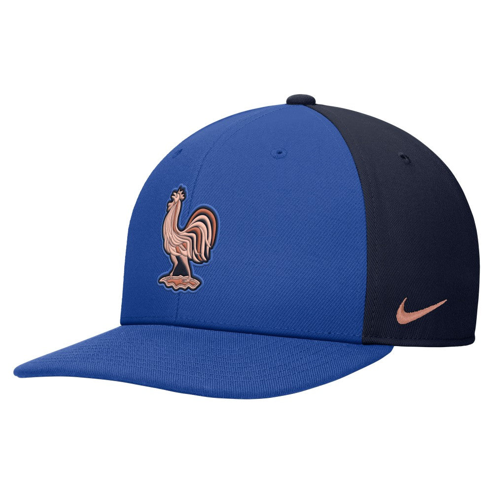 France National Team Unisex Pro Flatbill Snapback Hat / Soccer For sale