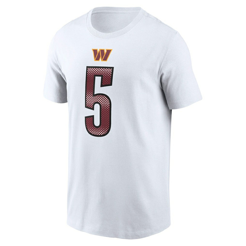 NFL Washington Commanders Jayden Daniels  Name & Number T-Shirt